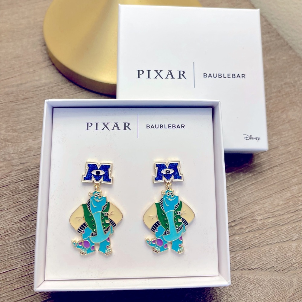 Disney Pixar BaubleBar Monsters Inc Sully Earrings